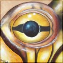 Augenblick einer Großwasser-Schildkröte; Acryl auf Leinwand;
30 x 30 cm